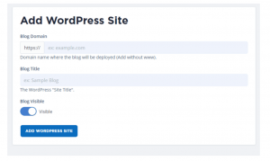 How to add your wordpress website